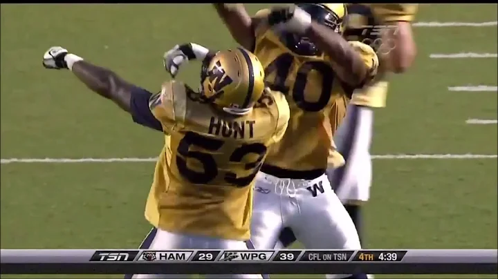 Winnipeg Blue Bombers Phillip Hunt Highlights
