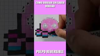 Como dibujar PULPO REVERSIBLE sin saber dibujar