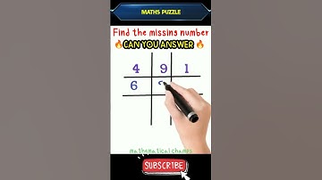 Can you Answer😱🔥|| Find the missing Number |matrix question ssc je