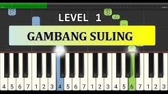 not piano gambang suling - tutorial level 1 - lagu daerah nusantara - tradisional -  jawa tengah  - Durasi: 1:42. 