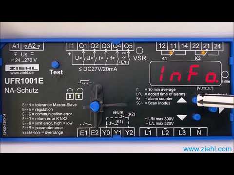 ZIEHL UFR1001E switch off the code lock