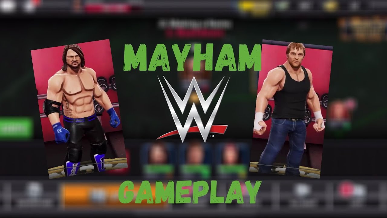 WWE mayhem Gameplay - YouTube