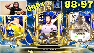 900 TOTY TROPHY PACKS OPENING - FC MOBILE