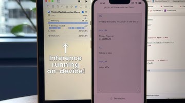 Voice Assistant Demo on iOS with picoLLM On-Device LLM, Cheetah STT, Orca TTS & Porcupine Wake Word