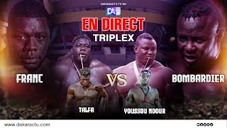 [🛑 DIRECT / TRIPLEX ]  Franc vs Bambardier et Talfa vs Youssou Ndour ... Le  Choc Des Generations