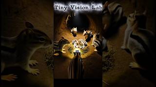 Chipmunk POV: Camera Mounted Journey Inside a Massive Underground Burrow Colony #entertainment