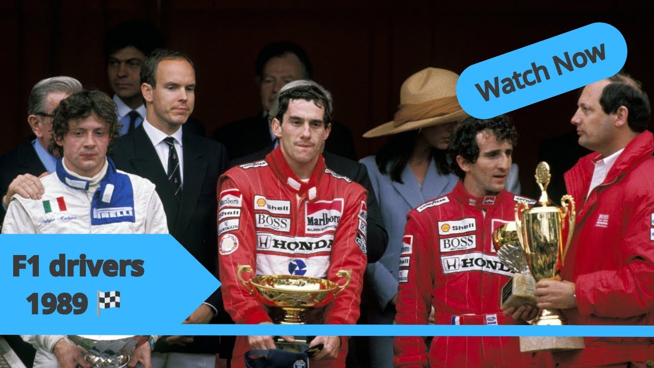 Formula 1 drivers season #40 🏁 1989