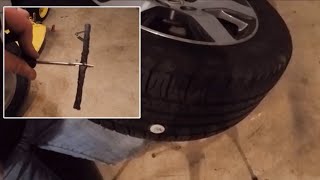 How To Fix a Flat Tire With a Tire Plug Kit by StuffYouCanDo2 78 views 1 year ago 6 minutes, 26 seconds