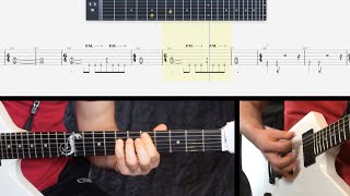 Metallica – Master of Puppets | Play-through | Tutorial | Solos | TABS