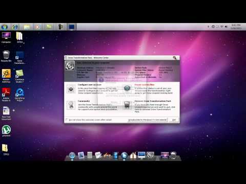 Make Windows Vista and 7 Look Like Mac OS X Snow Leopard