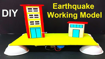 earthquake working model for science exhibition - diy - science project | DIY pandit
