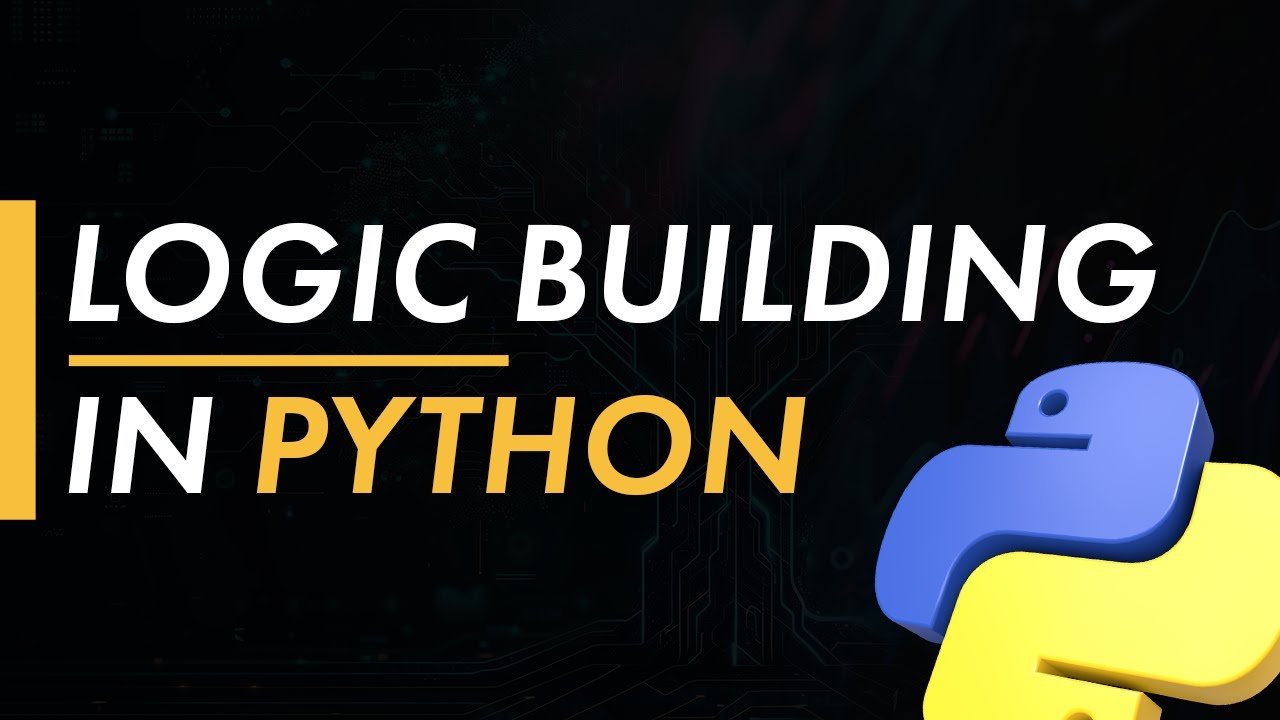 Logic building in python | iNeuron - YouTube