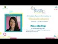 Neuroblastoma | Dr. Jennifer Bruny | 4th Pediatric Surgery Review Course