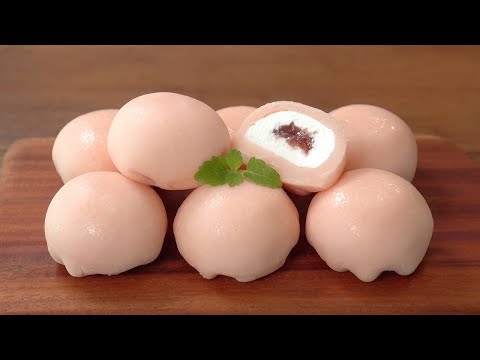 Видео: Рецепт рисового торта с клубнично-йогуртовым кремом :: Домашний рецепт моти