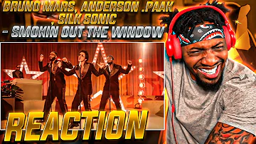 Bruno Mars, Anderson .Paak, Silk Sonic - Smokin Out The Window (REACTION!!!)