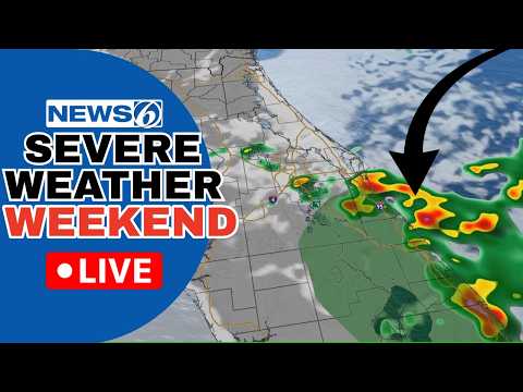 🔴NEWS 6 WEATHER LIVE AT 9:30 | Severe Thunderstorms in Central Florida Tomorrow