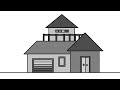 Drawing on Computer | MS Paint | Drawing with shapes | How to draw scenery in ms paint