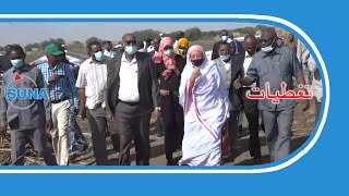 #السودان#سوناl وزيرة الصناعة تقف علي سير الانتاج بمصنع سكر الجنيد