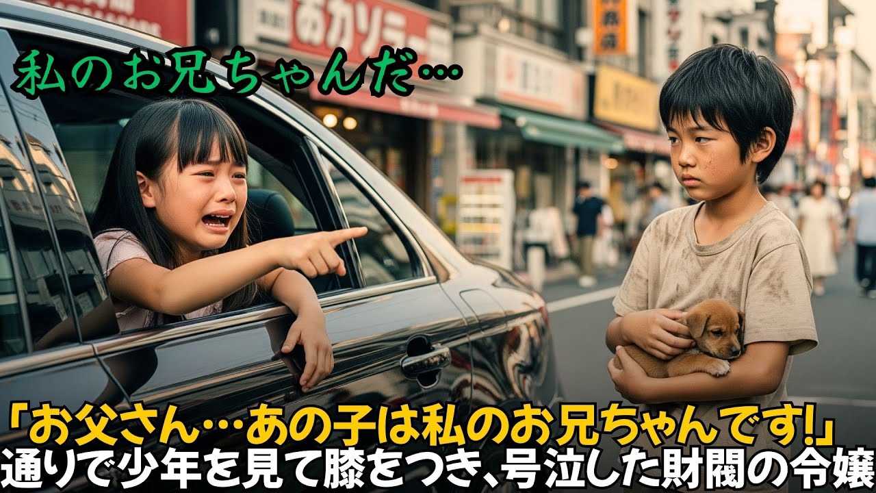 「お父さん…あの子は、私のお兄ちゃんです！」路上少年を見てひざまずき号泣した財閥｜人生の教訓｜オーディオブック｜実話朗読