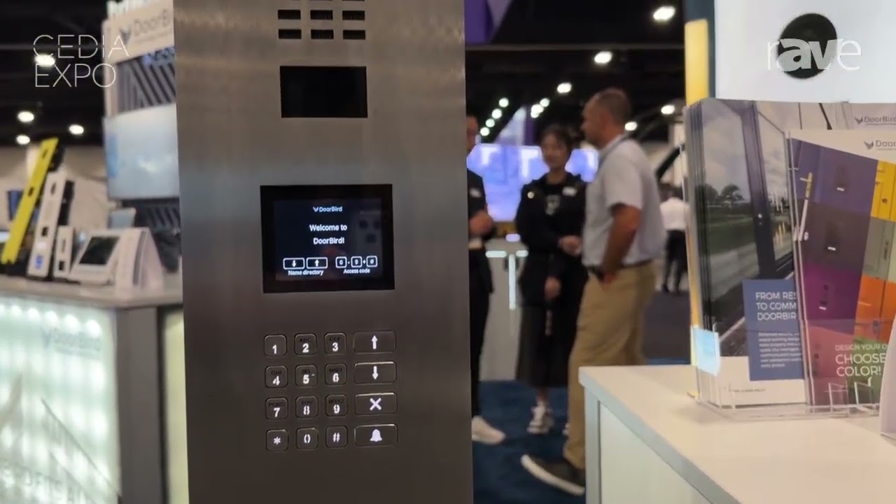 CEDIA Expo 2026: DoorBird Shows Off D31TDV IP Video Intercom, Customization Options