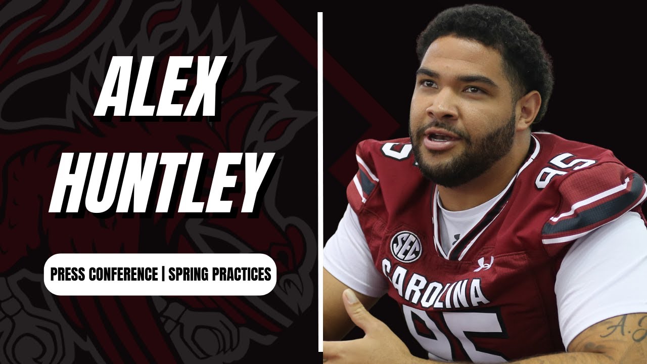 DL Alex 'Boogie' Huntley spring football press conference | South ...