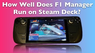 F1 Manager 22 Gameplay On Steam Deck - Full Race!