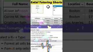 Advance Excel Secret of Conditional Formatting shorts youtubeshorts excel