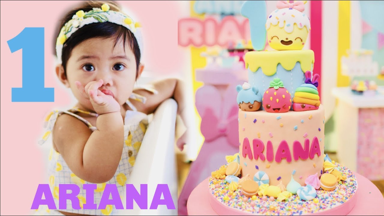 Ariana’s 1st Birthday - YouTube