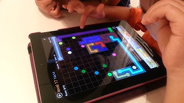 Flow Free 14x14 Level 17 by 4 year old