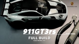 [Full build] Porsche 911(992) GT3 RS - Car Model 1/24 (Alpha model)