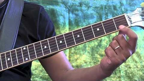 Guitar Tutorial 6: Legato exercise – one finger on one string