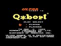 Retro 1989 Nintendo NES Q*bert title screen Sunday May 17th 2026