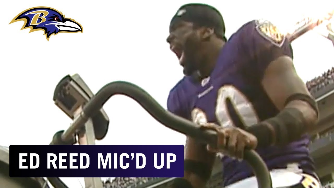 Ed Reed Mic’d Up vs. Falcons on Ref!’ Baltimore Ravens YouTube