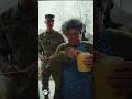 Grandma being drafted for war