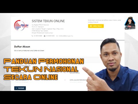 Panduan Cara Mohon Pembiayaan TEKUN Nasional Secara Online