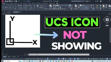 AUTOCAD UCS ICON MISSING NOT SHOWING IN AUTOCAD