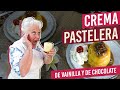 CREMA PASTELERA en 2 versiones TRADICIONAL Y DE CHOCOLATE!  [receta en pocos pasos y fácil] 🍨