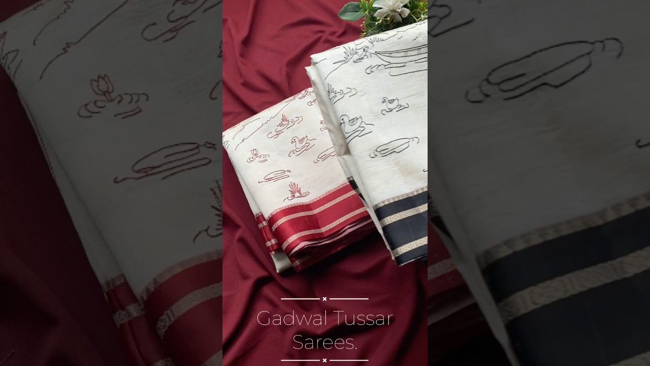 Off-White Handloom Cotton Silk Saree with Scenic Kalamkari-Inspired Borde