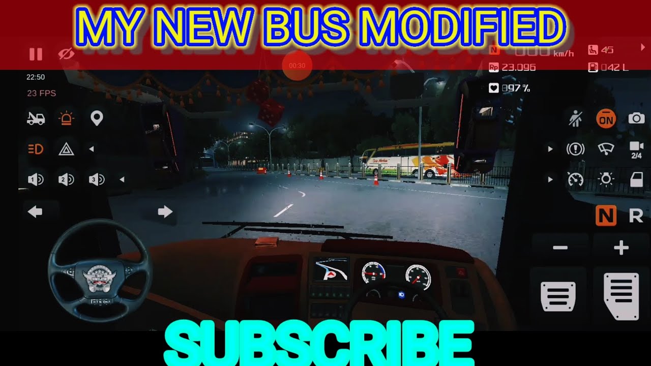 Bus Simulator Indonesia with super modified |omg😱😱 Bus simulator ...