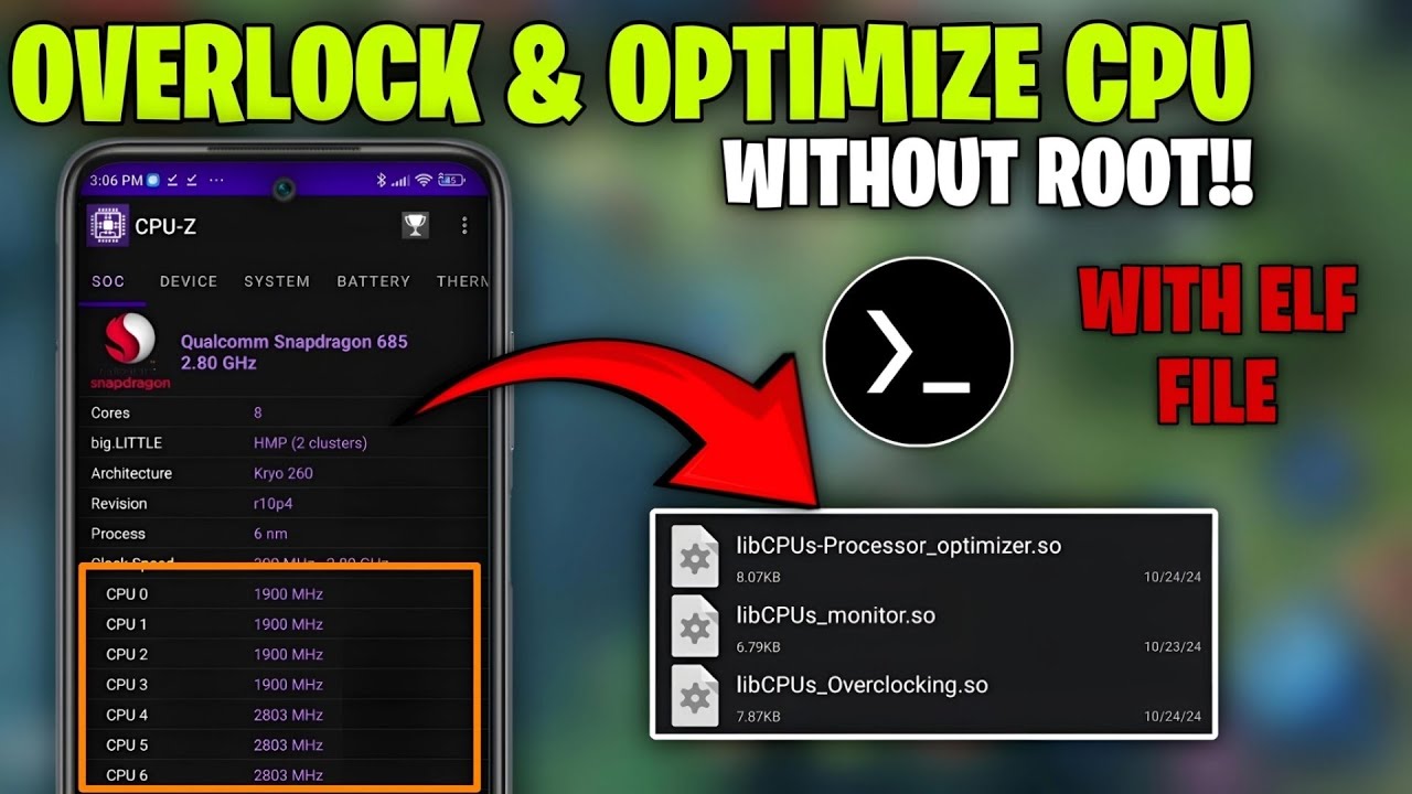 🚀Optimize & Overclock CPU On any Android Phone WITHOUT ROOT ...