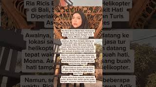 Ria Ricis Emosi Batal Naik Helikopter di Bali #shorts #gosip #artis #viral #trending #riaricis