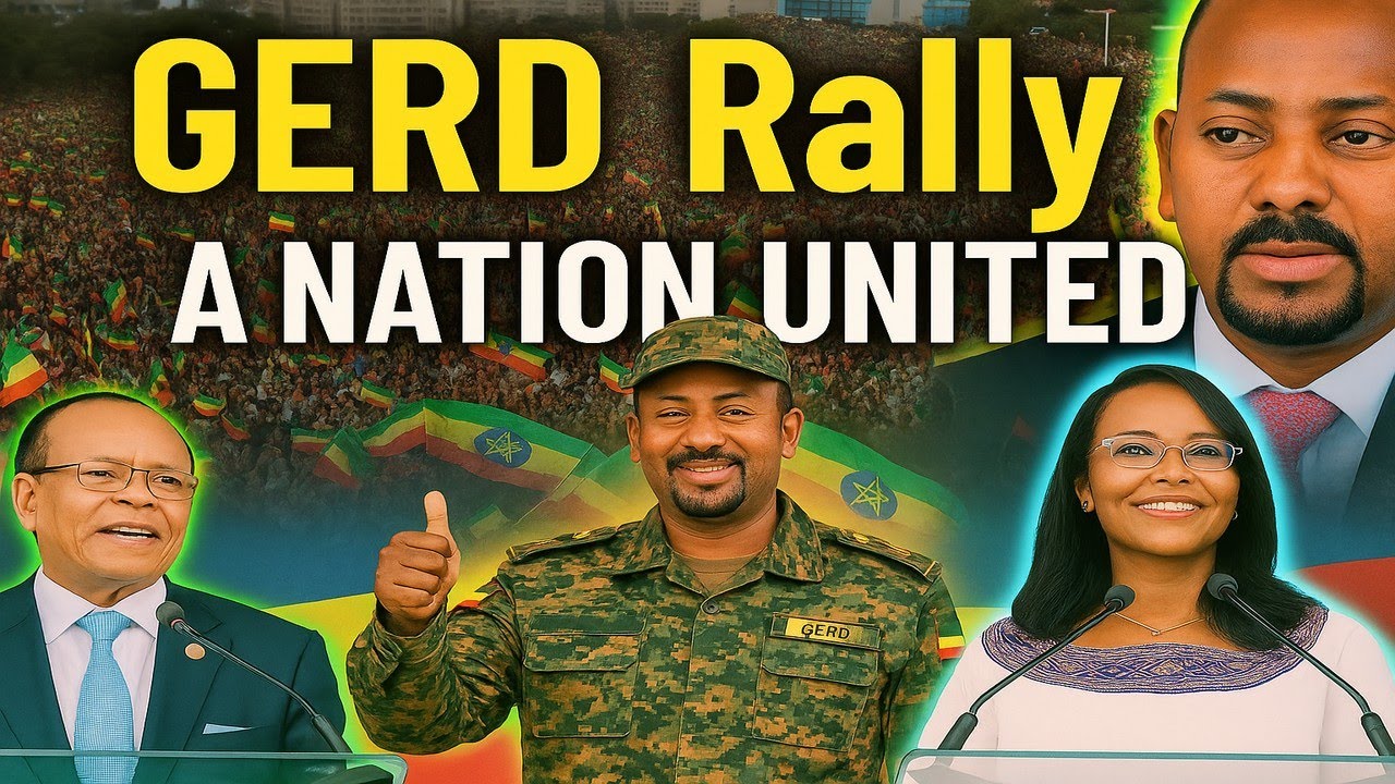 “Ethiopia Unites for GERD: Historic Rally at Meskel Square 🇪🇹