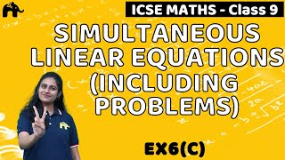 Simultaneous Linear Equations Including Problems Class 9 ICSE Maths | Selina Chapter 6 Exercise 6C screenshot 3