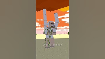 Steve And Mikey & JJ Running Away From Meteor!