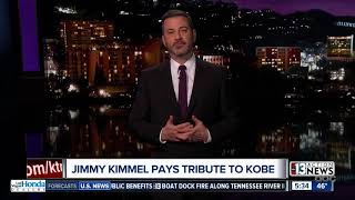 Jimmy Kimmel pays tribute to Kobe Bryant