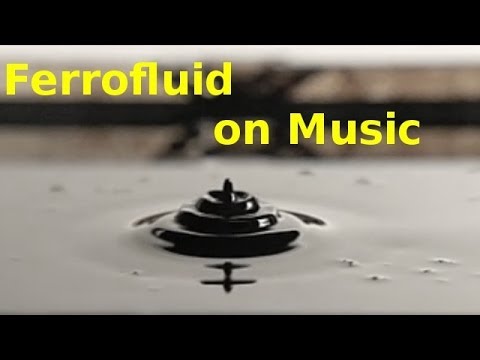 Ferrofluid clock