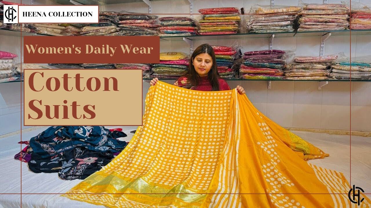 Women’s Daily Wear Cotton Suit 