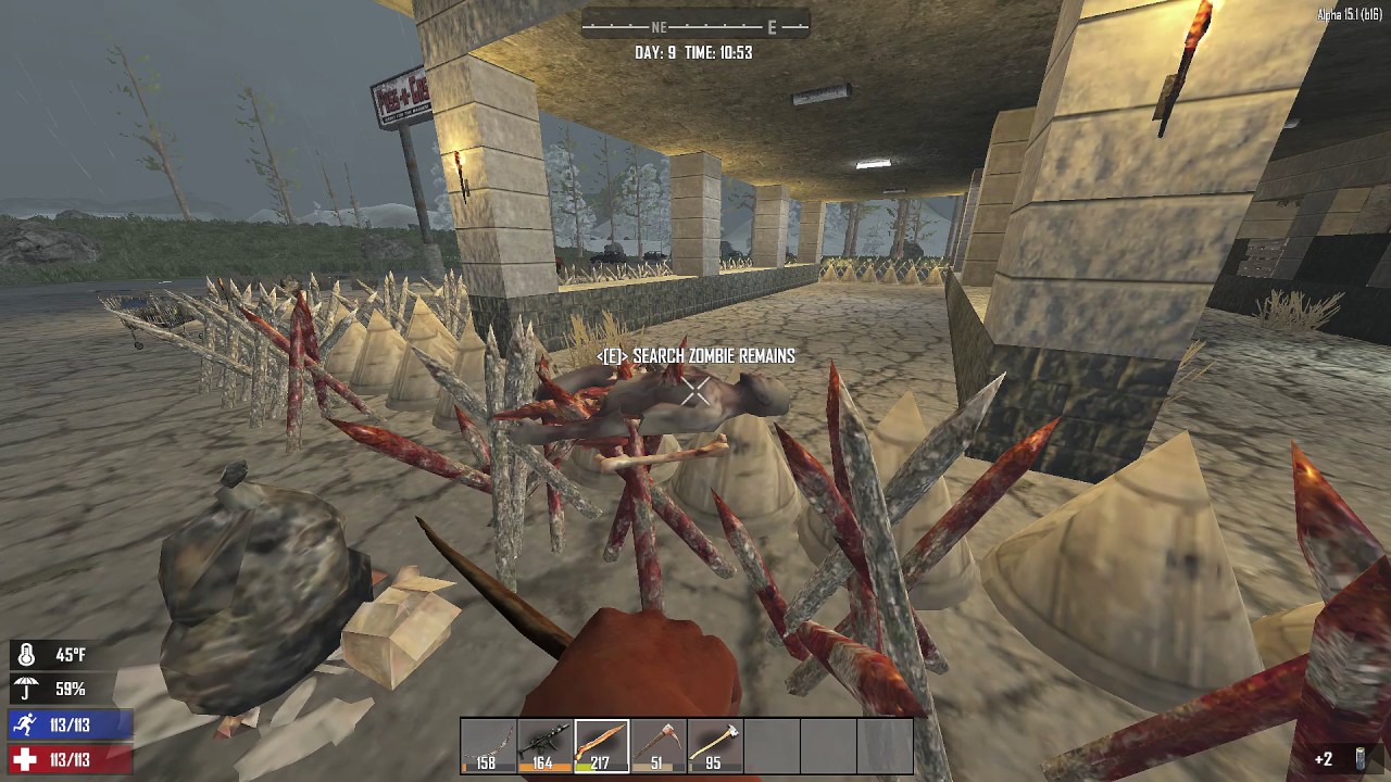 raging bird god persona 5 The Workbench [7 Days To Die: Live Commentary #43]