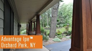 Craftsman Style Home With Advantage Ipe™  Columns - Orchard Park New York