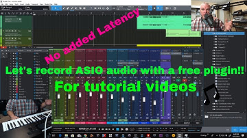 how to record ASIO audio for tutorials using a free plugin